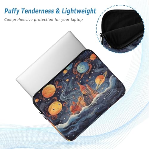 Funda cute Galaxy Planet para laptop de 13-14 pulgadas miniatura 5