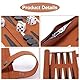 YANGUN Backgammon Spiel Set, Reisespiel zum Aufrollen, Backgammon Brettspiel, inkl. Zubehör, Schwarz Und Weiß, Spielfeld BxT: 36 x 25 cm, Lederoptik, Hochwertig Koffer Brettspiel