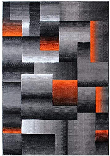 Tapete Geométrico Abstracto Multi Color 213x152 cm miniatura 2
