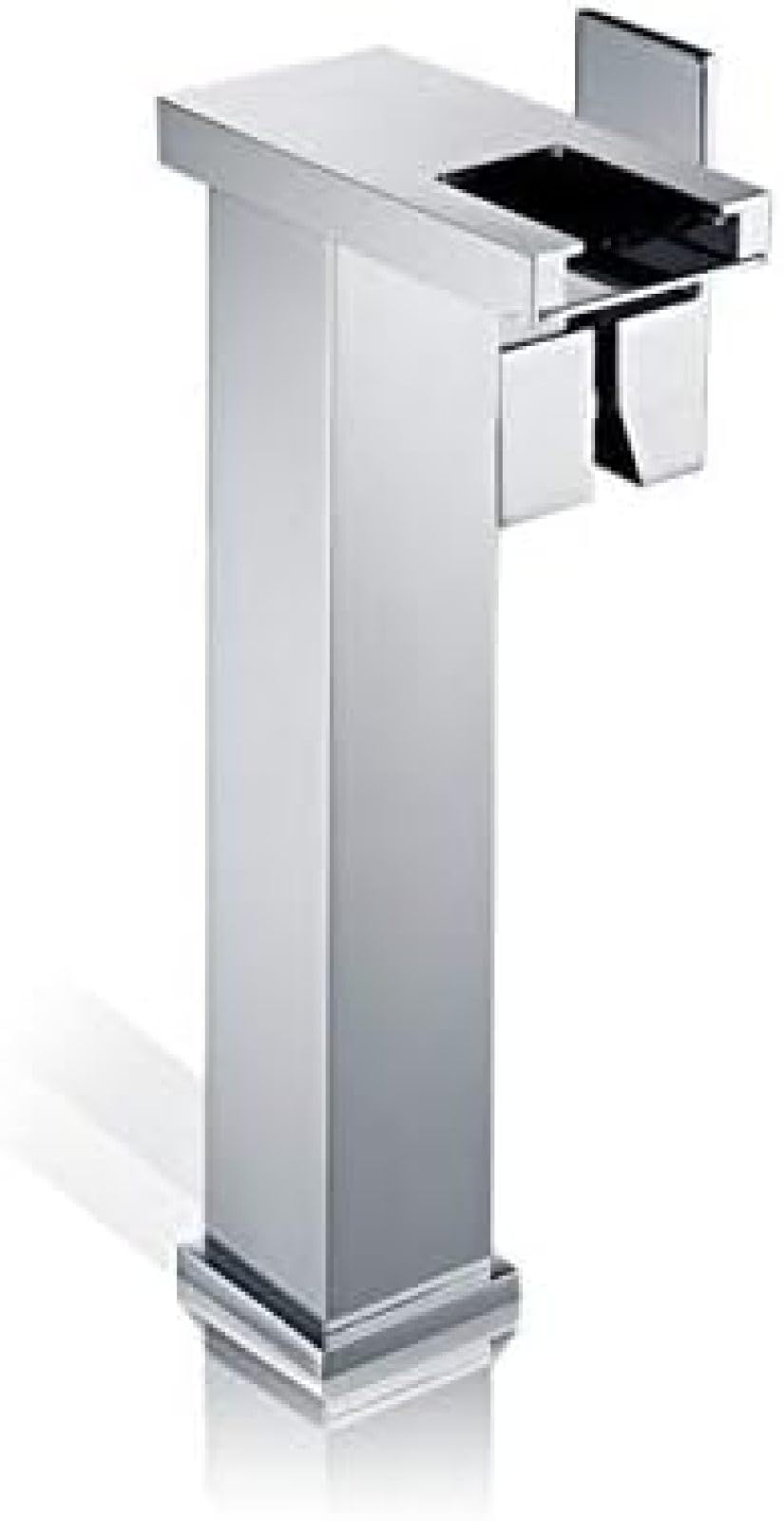 Robinet de douche cascade monotrou avec commande fluide en chrome brillant - 7