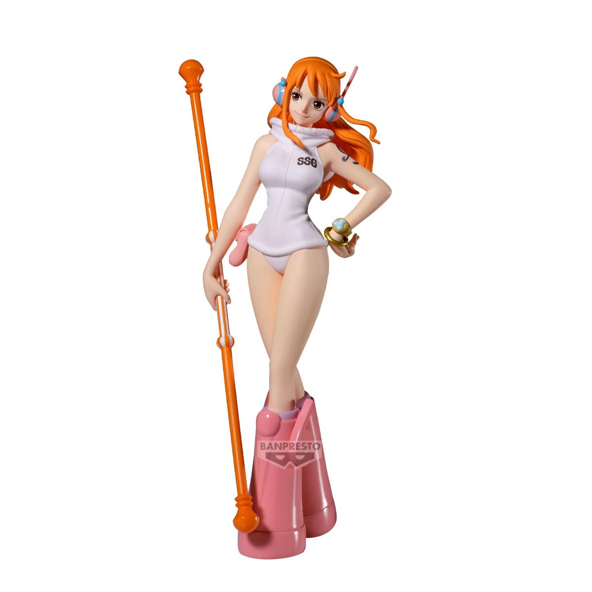 Banpresto Figura de Accion Nami One Piece - The Shukko - Ver Egghead 16 cm - Multicolor BP29204P - Figura Coleccionable - Óptimo para los fanaticos del Anime