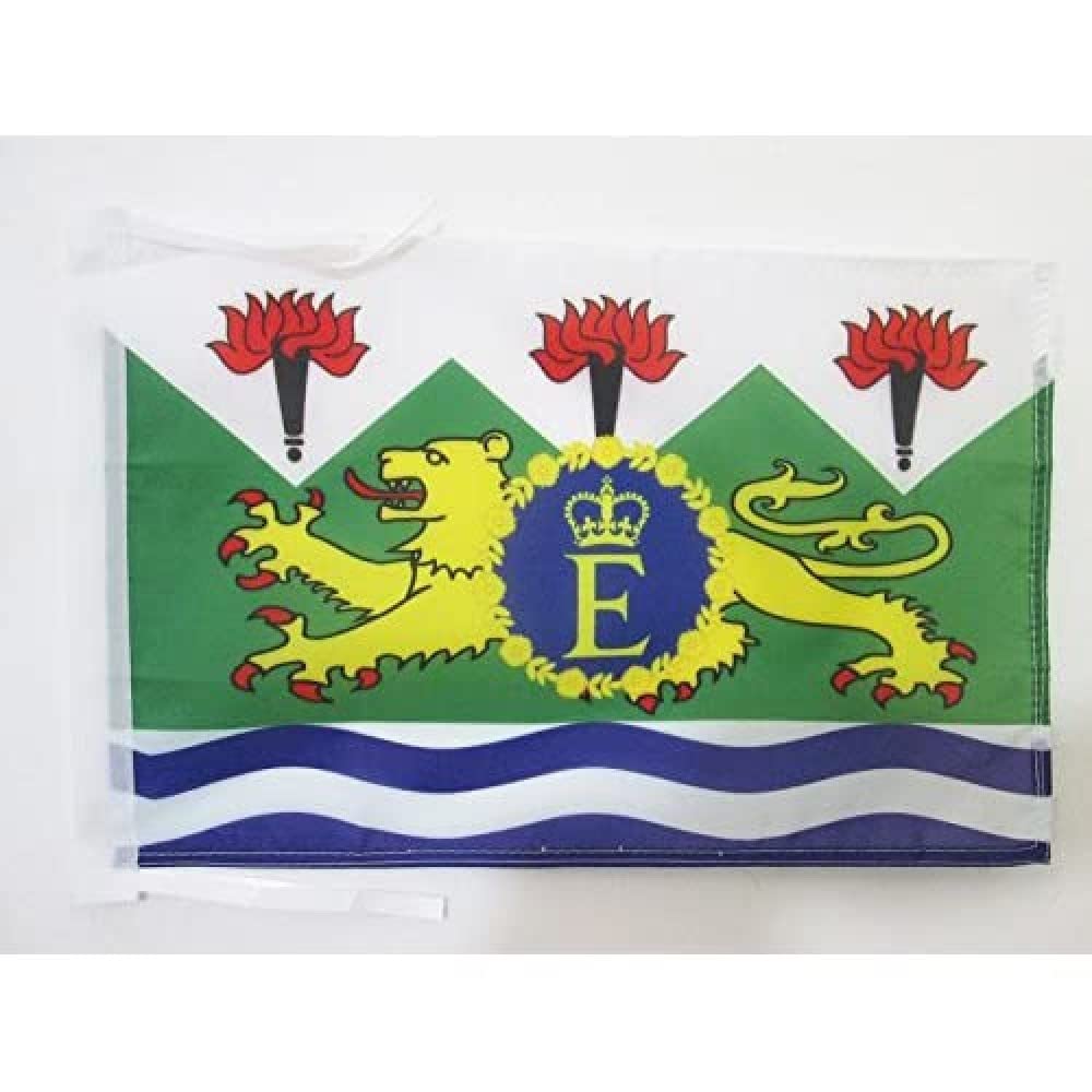 Iran Old Persia Flag 18'' x 12'' cords - Persian SMALL flags 30 x 45cm - Banner 18x12 in - AZ FLAG — view 1268