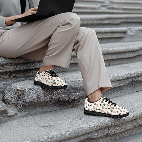 Micoklinlin Women's Fashion Sneakers Lightweight Teens Girls Boys Walking Shoes Classic Lace Up Sport Shoes for Men4