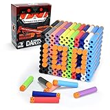 EKIND 100 Pcs Waffles Darts Refill Pack Foam Bullet Compatible for NERF N-Strike Series Blaster (Mix Color)
