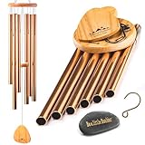 UpBlend Outdoors Campanas de Viento para Personas a Las Que Les Gustan Sus vecinos 2, Longitud Total de 41 Pulgadas