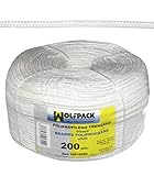 comprar bobina cuerda Ideal para tendederos de ropa interiores y exteriores, efectos navales, toldos, persianas, cercados, pancartas, bricolage, asas para bolsas, cordón para plomadas, etc.
Articulo también conocido como cuerda tender, cuerda tendedero, cuerda para ropa.