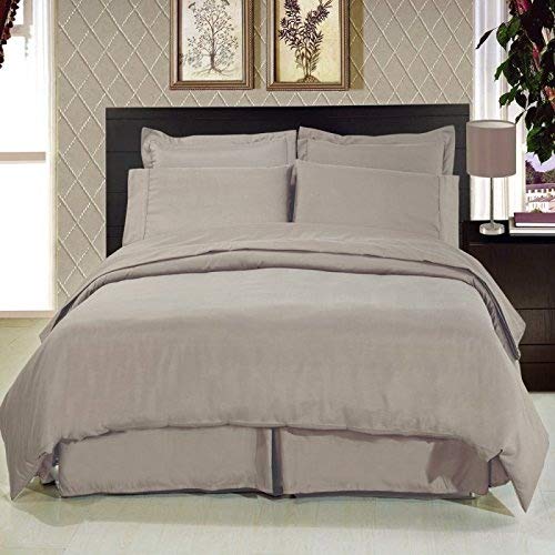 AR T-300 Egyptian Combed Cotton Sateen Quality Flat Sheet In (Super King, Stone)