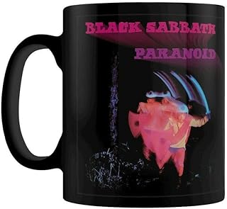 Pyramid International Sabbath (Paranoid) Black Coffee Mug, 11 oz