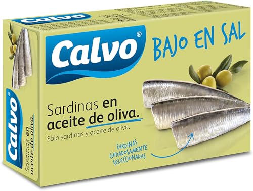Calvo Sardinas en Aceite de Oliva Baja en Sal 120g