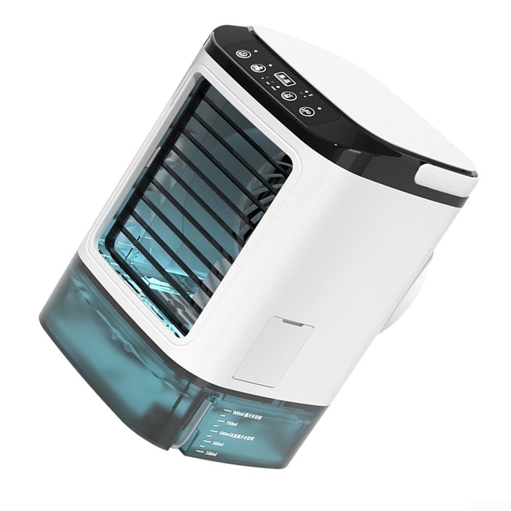 Mini ventilatore USB a doppia nebulizzazione con scomparto Ice Box