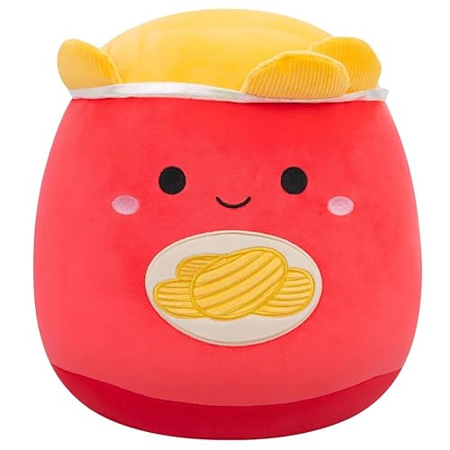 Squishmallows Original 8-Inch Ansel The Potato Chips - Official Jazwares Plush - Collectible Soft & Squishy Cider Stuffed Animal Toy - Add to Your Squad - Gift for Kids, Girls & Boys