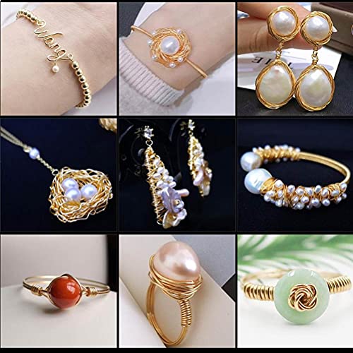 image for Pimoys 3 Pack 26 Gauge Jewelry Copper Craft Wire,Tarnish Resistant Jew