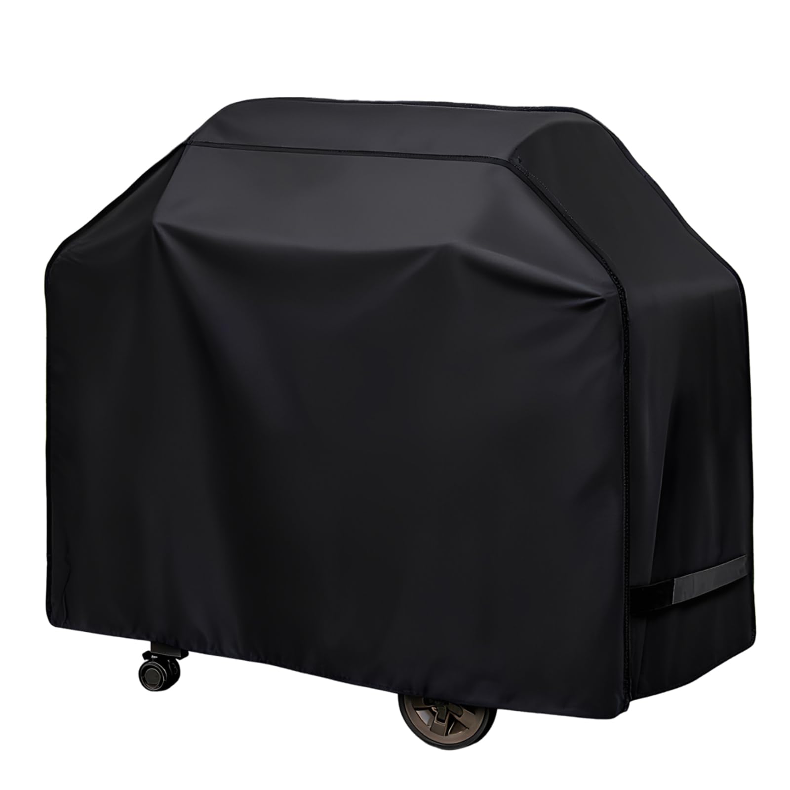 Barbecue Cover, 145x117x61cm BBQ Gas Grill Cover for Outdoor Grill, Barbecue Waterproof, Anti-UV, Fade Resistant Material, Barbecue Cover with Loop Straps & Adjustable Hem Drawstring