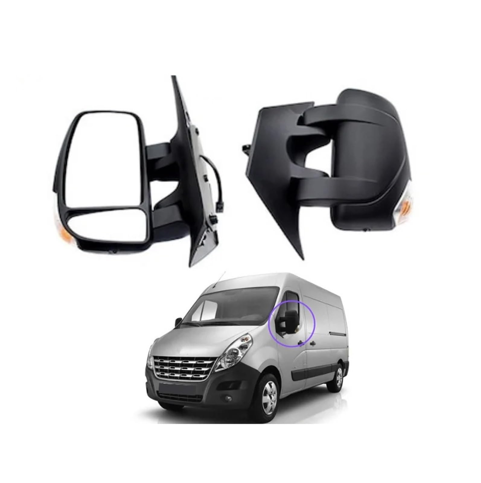 Coque rétroviseur droit RENAULT MASTER III depuis 2019, Neuve