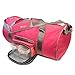 fitmark Transporter Duffel | 3 in 1 Reisetasche | Sport + Reisen + Essen | Laptop-Fach | Thermo + Kühlschrank | Mit 2 Lunchboxen + 2 Eisbeutel | Life Fitness | Pink