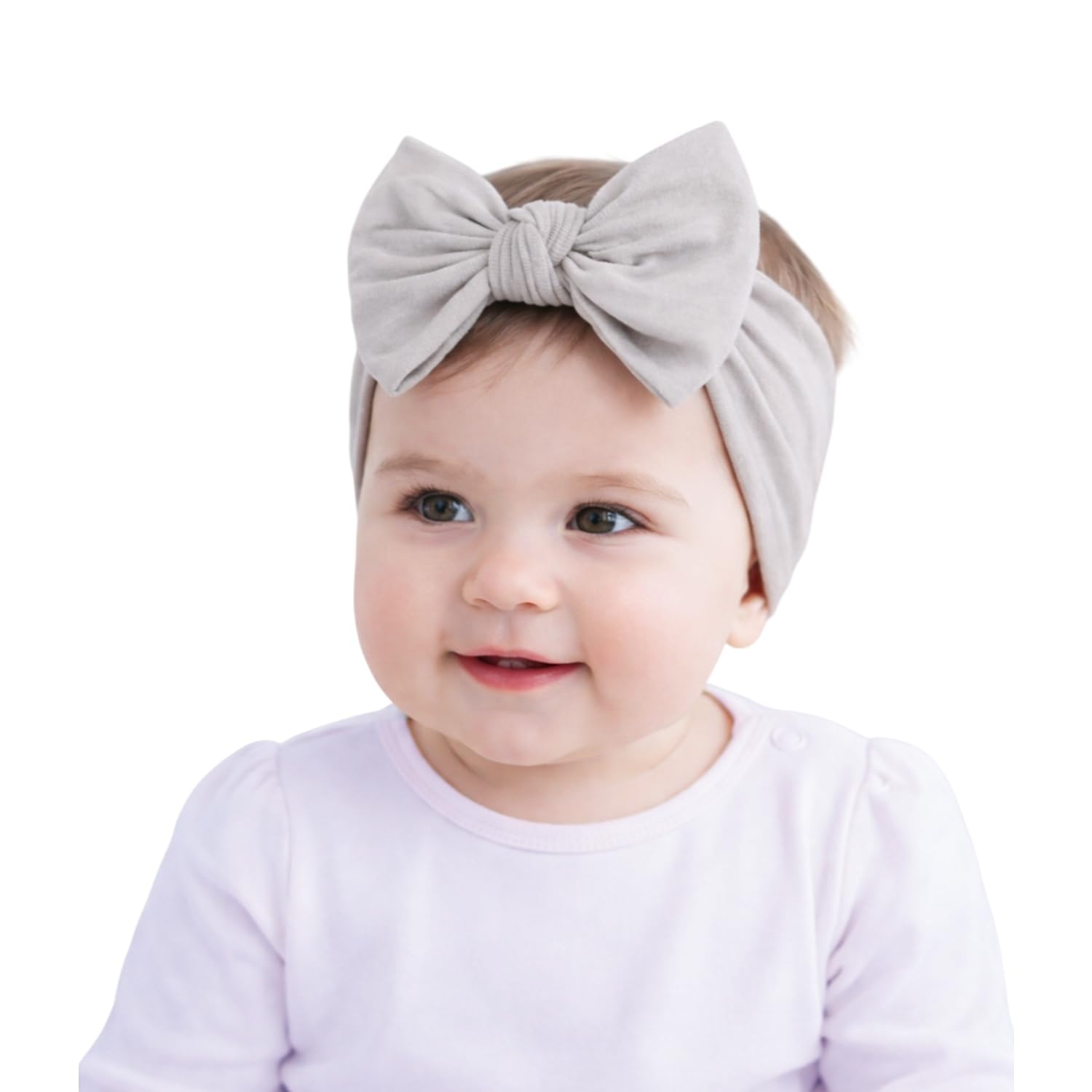 SYGA Baby Girls Nylon Headbands Hairbands Hair Accessories Soft Comfortable Bow Headband Elastic Newborn Infant Toddlers Kids 0-3 Years-picture-26