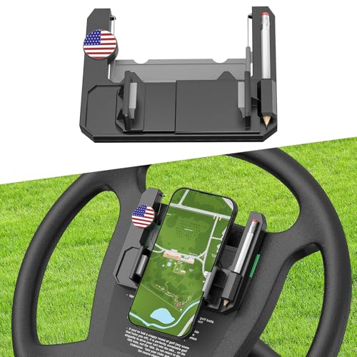 Fixhawk Golf Cart Steering Wheel Cell Phone Mount