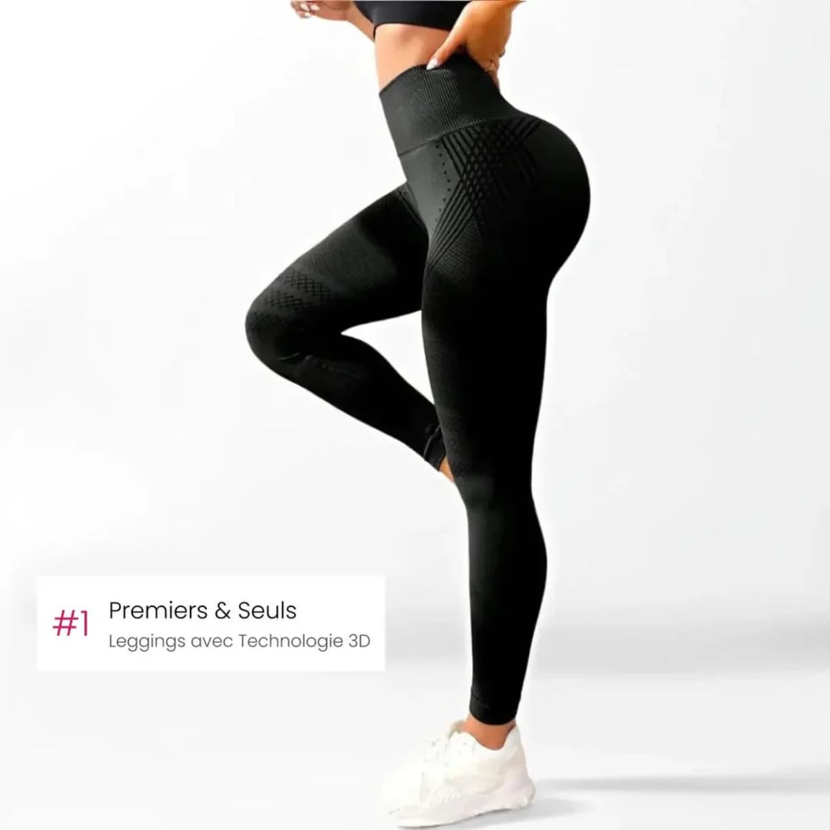 Arlaya Legging Anti Cellulite Sculptant Femme, Pantalon de Sport Taille Haute Gainant, Effet Push Up et Ventre Plat, Yoga & Fitness