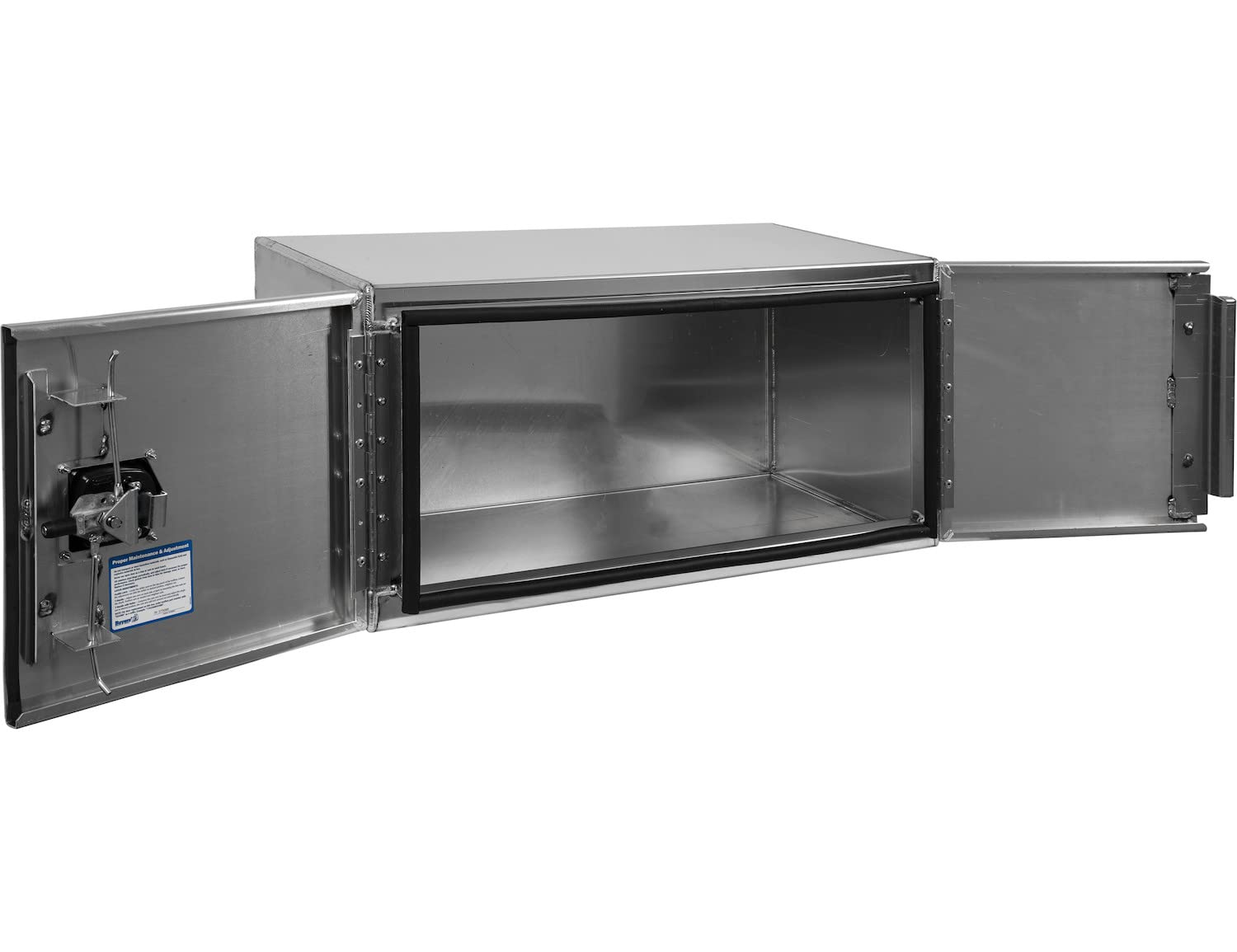 Buyers Products 1705340 Smooth Aluminum Underbody Truck Box with Barn Door 24 x 24 x 48 Inch — view 4