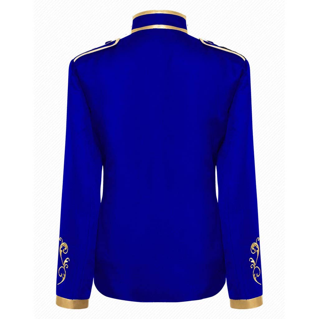 Manteau à manches longues pour homme prince smoking steampunk gothique victorien blazer veste, costume de carnaval, cosplay, Noël, uniforme médiéval, costume d'Halloween