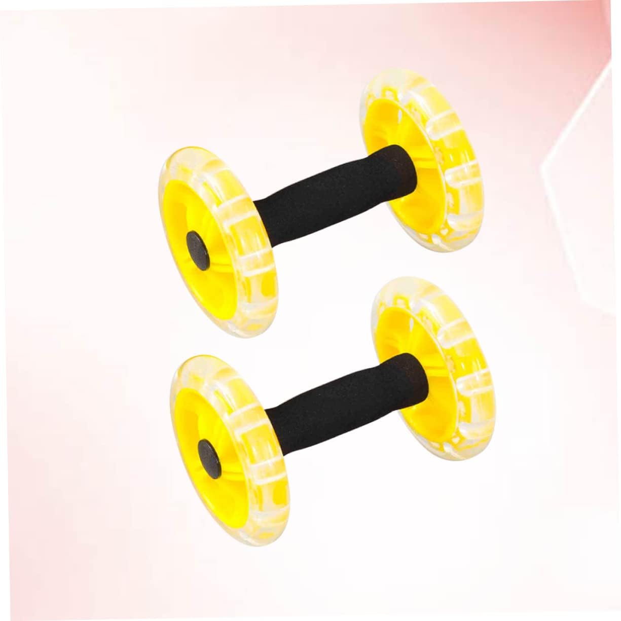 Dual Wheel Abdominal Wheel Roller Fitness Device Fitness Exercise Portable
