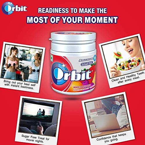 Image of Orbit Mixed Fruit Chewing Gum Pot