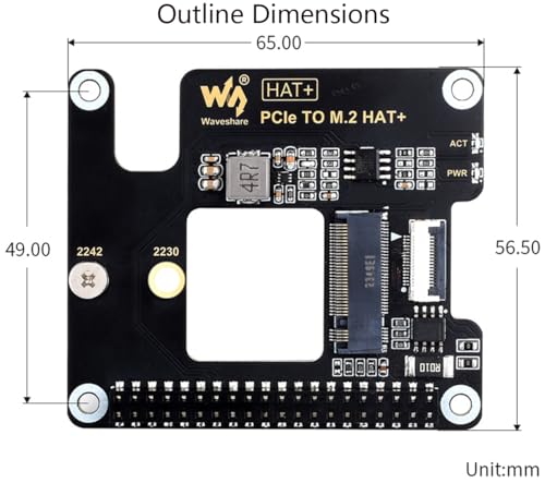 WaveShare PCie To M.2 Adapter for Raspberry Pi 5 の商品画像 8