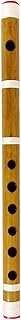 Traditional Brown Handmade Wooden Bansuri Bamboo Flute Musical Instrument Art