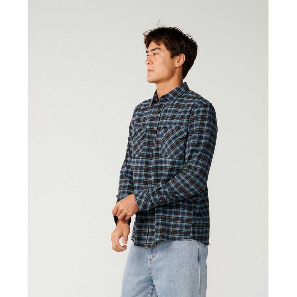 RIP CURL Camicia A Maniche Lunghe Classic Surf Checked in Flanne M