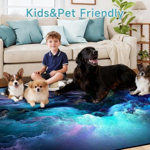 Tapete Galaxy 5'x7' para Dormitorio y Sala miniatura 7