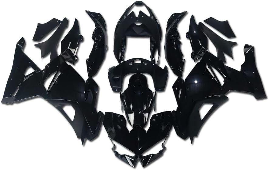 MC Glossy Black Fairing Fit for Kawasaki Ninja 500 2024 2025 2026 Injection Mold ABS Plastics New Bodywork M7