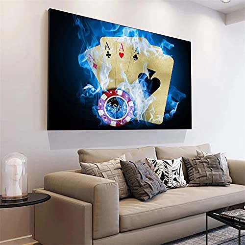 Peinture créative cartes à jouer 60x90cm pour remplacer vos vieilles affiches abîmées