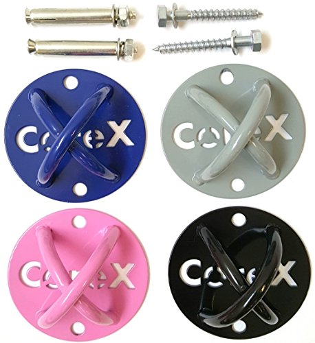 CoreX CoreMount. Bodyweight and Resistance Training Wall Mount. Fitness Anchor. (Grey)