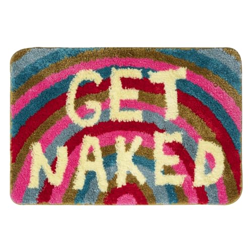 Mlysnd Badezimmerteppich, Badvorleger, Weiche Beflockung Badteppich...