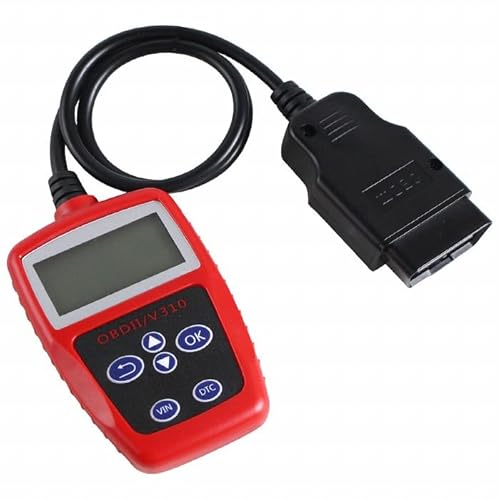 液晶付き OBD2 故障 診断機 V310 OBDII 16ピン 診断 スキャナー チェックランプ コード 取得 消去 スキャン ツール 車検 整備