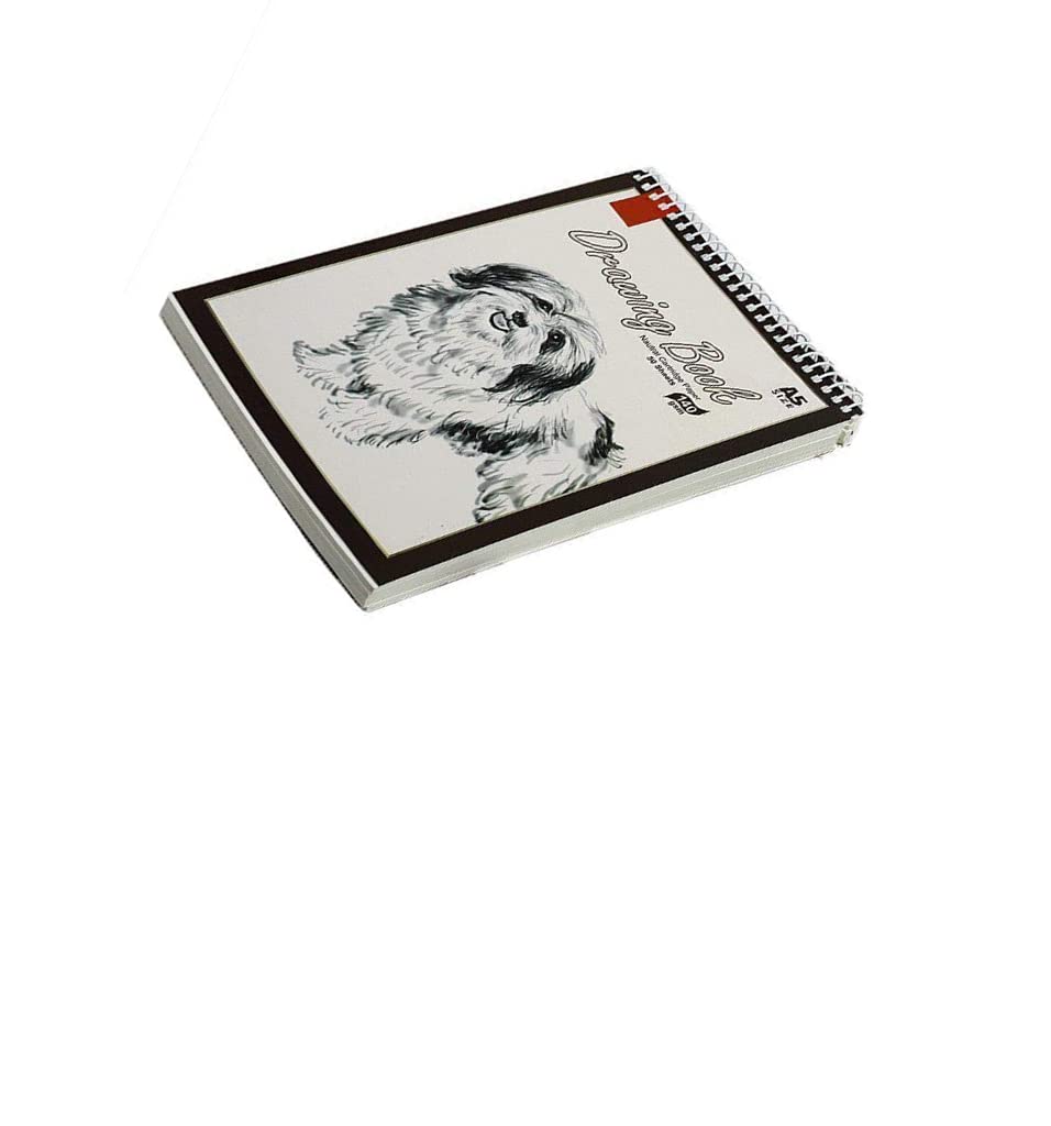 LRS Sketch Book A5(8 * 6 inches) Size 50 Sheets(100 Pages) Thick