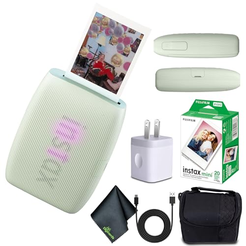 xmtC INSTAX MINI Link 3 X}[gtHv^[ (Z[WO[) + gxobO ^ INSTAX MINI CX^gtB (20) + USBd[dA_v^[ + Diginerds }CNt@Co[N