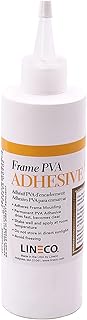 Sponsored Ad - Lineco PVA Adhesive, Picture Frame Glue, Adhere Wood or MDF Frames, Dries Clear Flexible, 8 oz, Ideal for G...