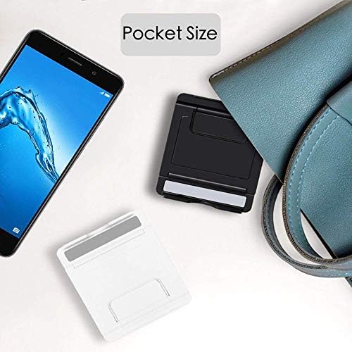 Phone Stand Tablet Stand Multi-Angle Cell Phone Stand Cradle Holder Universal Foldable Tablet Phone Stand Compatible with Samsung iPhone X XR 11 12 13 Pro Max, iPad Mini, Kindle (2PCS in Black)