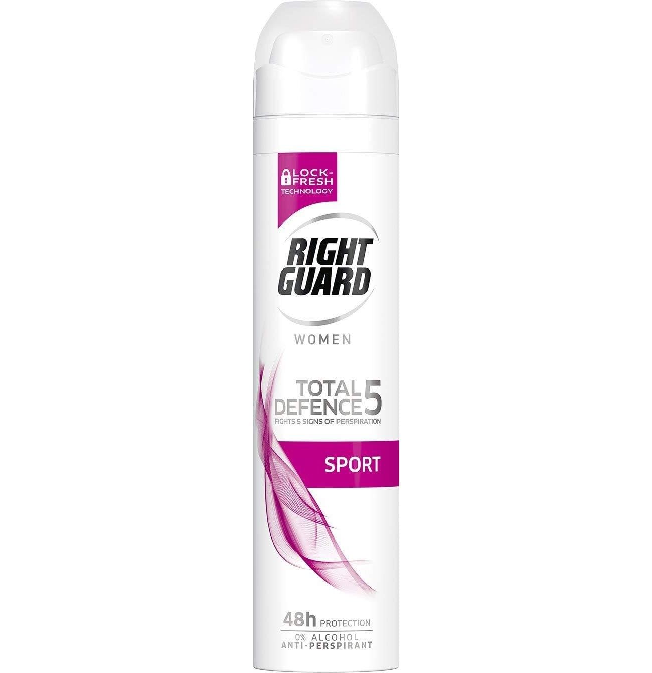 Right Guard Women Total Defence 5 Sport 48h Protection Anti-Perspirant Deodorant 250ml