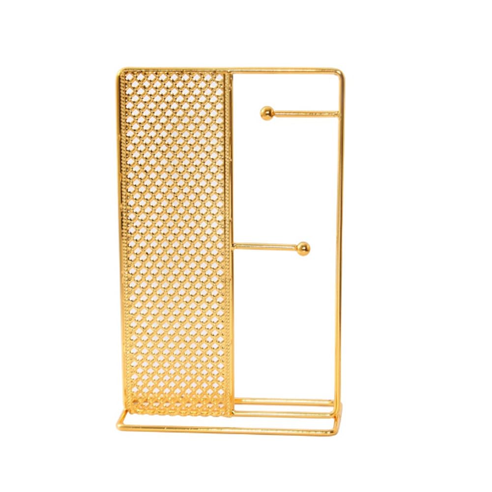Arfuka Gold Jewellery Stand Earring Organiser Necklace Holder Jewellery Display Stand Holder For Necklace Bracelet Rings Watches
