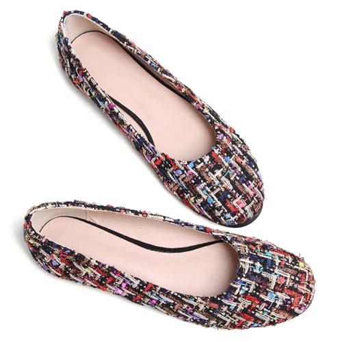 Image of SAILING LU Casual Shoes for Women Dressy Ballet Flats | Comfort Fit, Work Shoes,Casual for Women, Slip-Ons Loafers