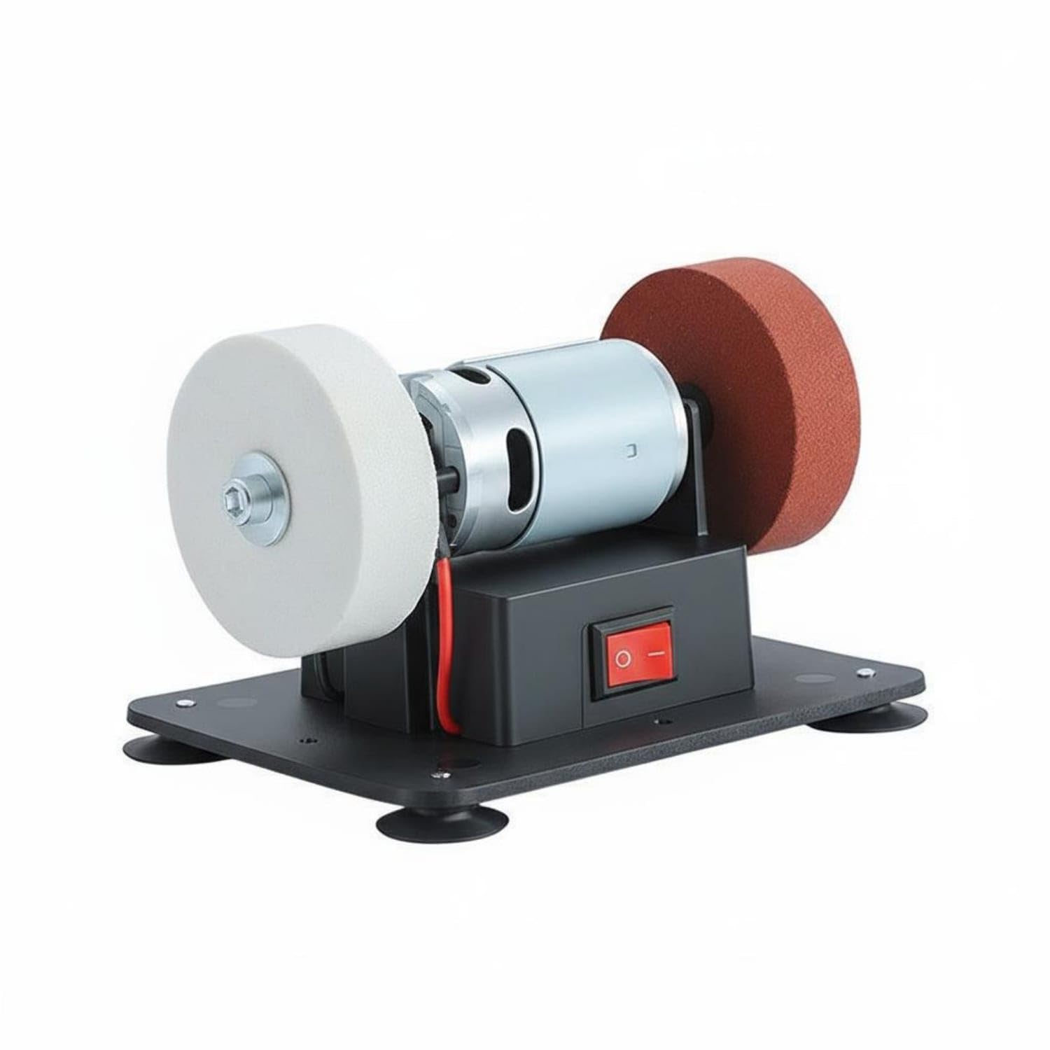Multi-Functional Mini Electric Bench Grinder Compact Size Mini Bench Grinder Pure Copper Engine Desktop Grinding Machine Variable Speed Control for Crafters-image-41