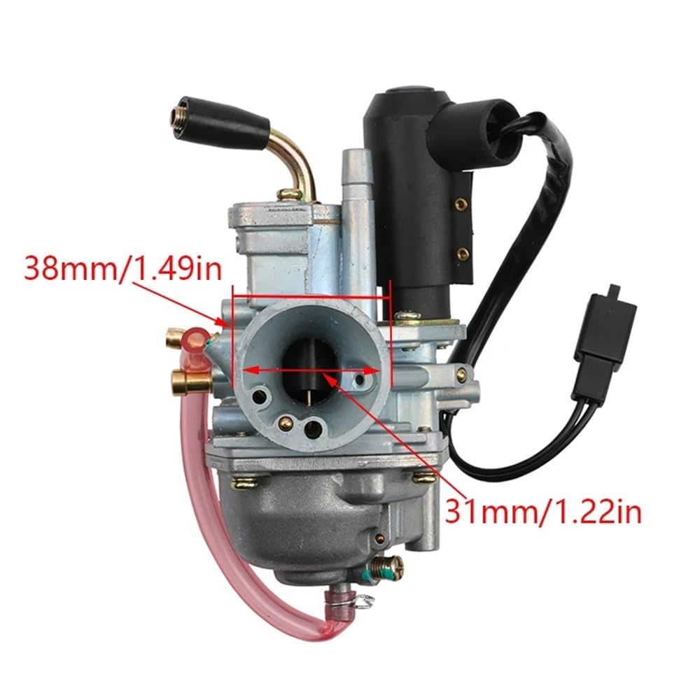 Ajuste adecuado for carburador de motocicleta de 2 tiempos PZ19JF, accesorios de motocicleta