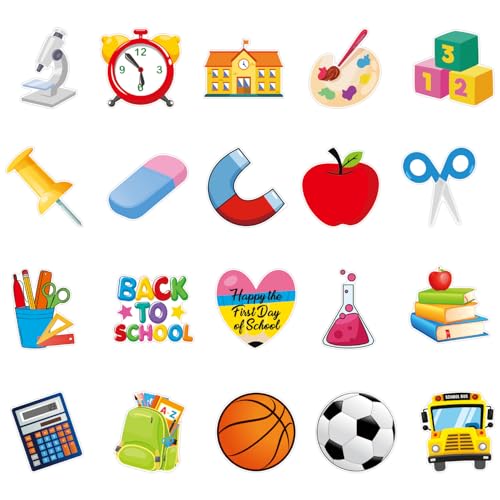 Back to School Cut-Outs Cards Kit - Decoration Craft Cards - Welc...