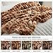 Cozy Bliss Faux Fur Throw Blanket for Couch, Fuzzy Soft Plush Thick Bubble Blanket for Sofa Bedroom Living Room, 50 * 60 Inches Tie Dye Brown