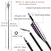 ZSHJGJR 30 Inch Archery Carbon Arrows Hunting Arrows with 4” Turkey Feather Target Practice Arrows Spine 500 for Compound & Recurve &Traditional Bow 6/12pcs (Purple, 12pcs Arrows)