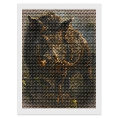 CENGDADA Wild Boar in Jungle Adults 5d Diamond Art Painting