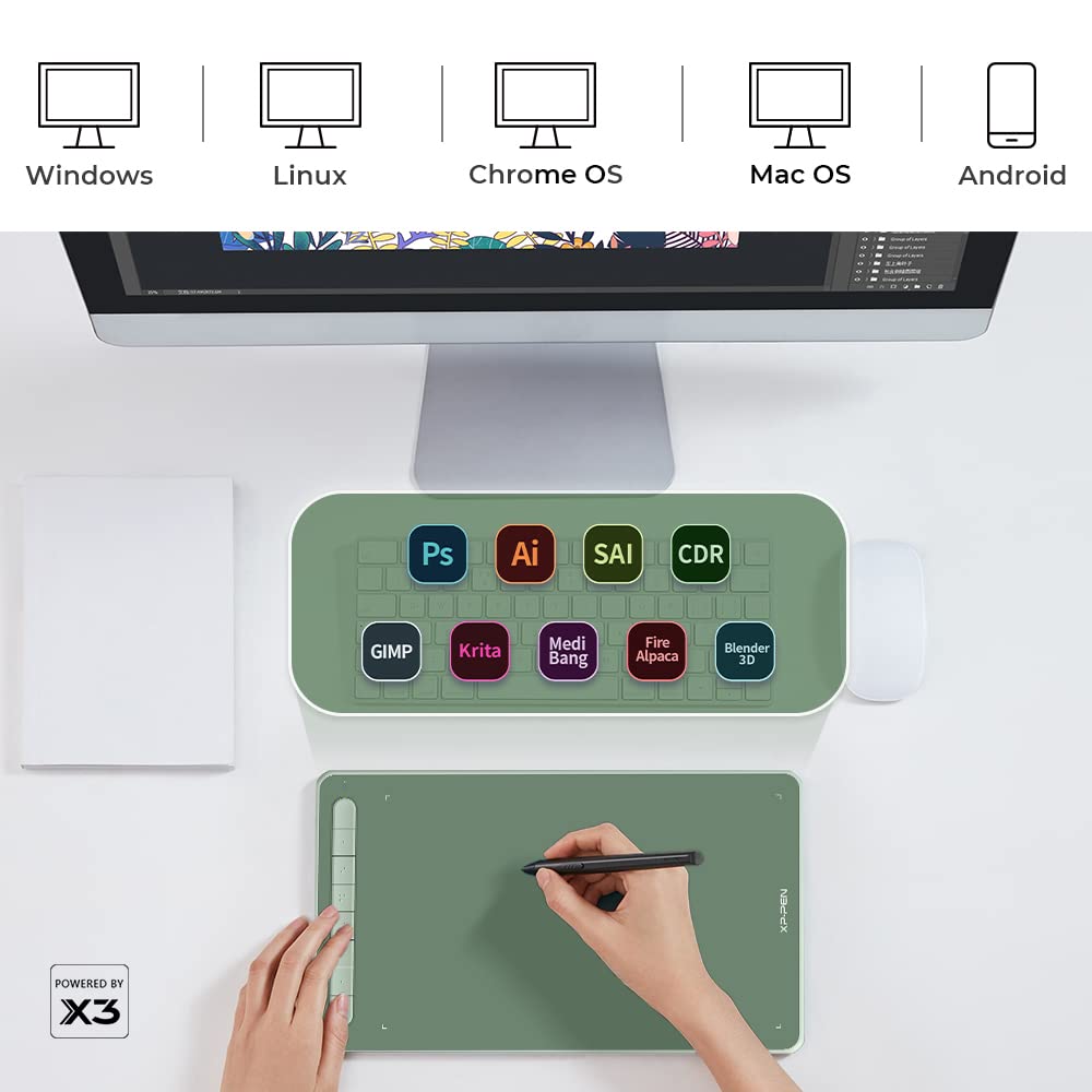 Buy XPPEN Deco LW Graphics Drawing Tablet Digital Pen Bluetooth