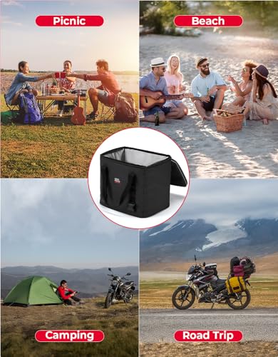 KEMIMOTO 20L Motorcycle Cooler Tail Bag